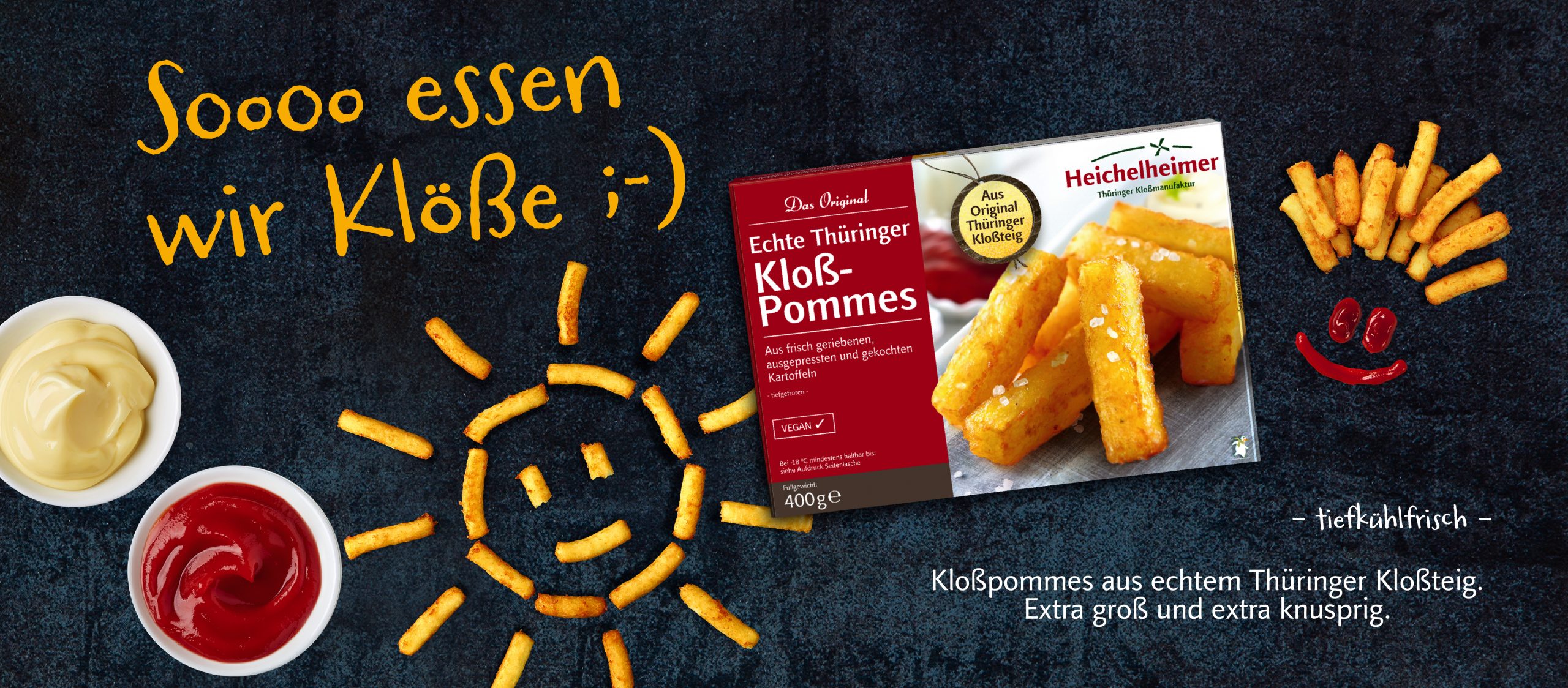 Kloßpommes Rezept, Heichelheimer Das Original Echte Thüringer Kloß-pommes Angebot Bei Diska